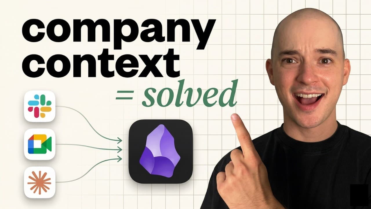 This AI Second Brain Knows EVERYTHING About My Business (Context Farming)